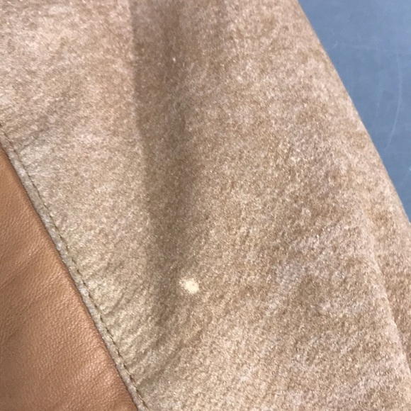 Perry Ellis America Tan Suede/Leather Jacket - Picture 14 of 16